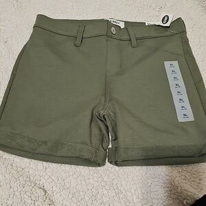 Old Navy Olive Green Girl's Jean Shorts